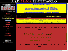 Tablet Screenshot of maiortennistavolo.it